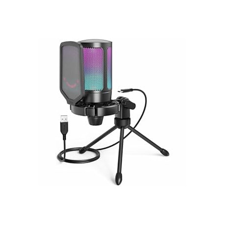 FIFINE Gaming USB Microphone for PC