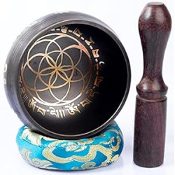 Tibetan Singing Bowl Set Bronze