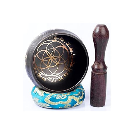 Tibetan Singing Bowl Set Bronze
