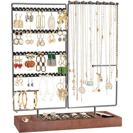 Jewelry Organizer Stand Earring Holder Organizer, 6 Tiers Earring