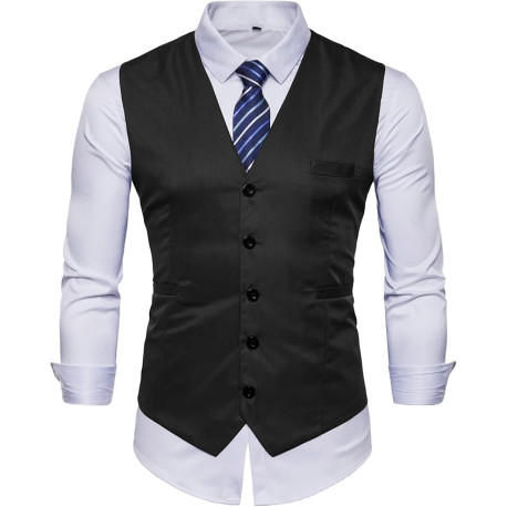 Mens Formal Business Vest for Suit