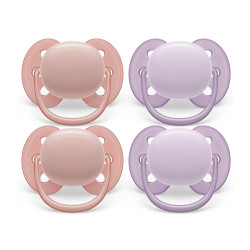 Philips Avent Ultra Soft Pacifier - 4 x