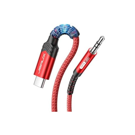 USB C to 3.5mm Audio Aux Jack Cable Compatible