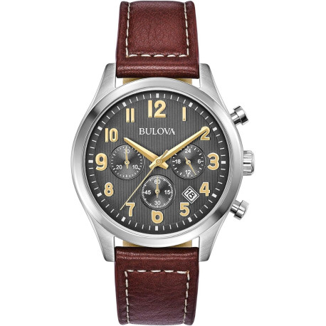Bulova Men's Classic Stainless Steel 6-Hand Chronograph