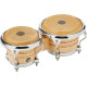 LPMC Mini Tunable Natural Wood Bongos