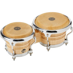 LPMC Mini Tunable Natural Wood Bongos