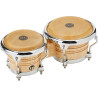 LPMC Mini Tunable Natural Wood Bongos