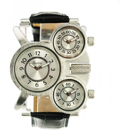 Oulm Three Time Display Quartz