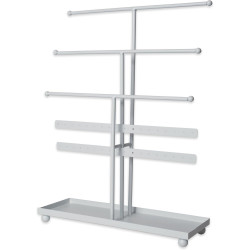 Collection Jewelry Stand, 3 Tier Tower, White