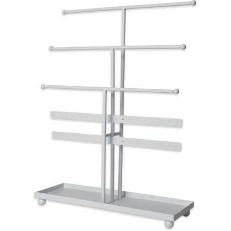 Collection Jewelry Stand, 3 Tier Tower, White