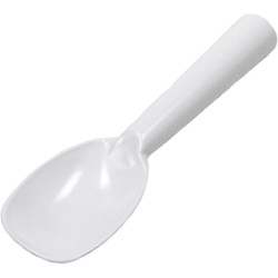 Chef Craft Basic Plastic Ice Cream Paddle, 9 inches in length, White
