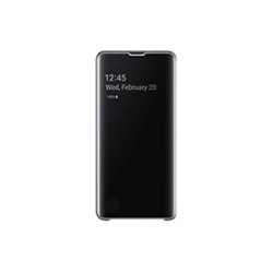 Samsung Galaxy S10 S-View Flip Case, Black