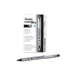0.7 mm, 54% Recycled, Black Ink, Pack Of 12 Pens