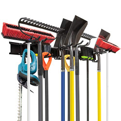 Tool Storage Rack, 8 Piece Garage Organizer