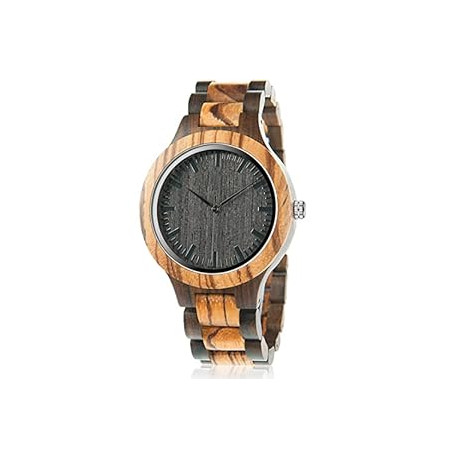 Men's Zebra Wood Watch