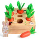 Carrot Harvest Game Wooden Toy