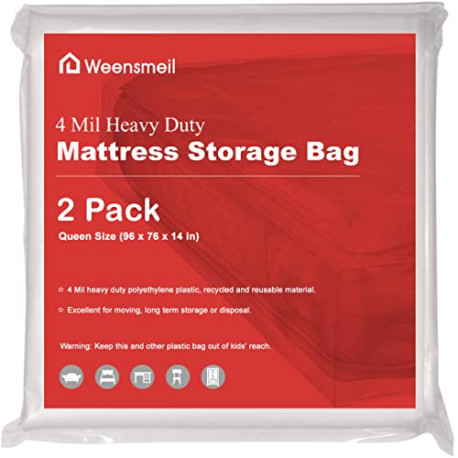 Mattress Bags for Moving and Storage, [2 Pack]