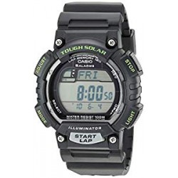 Men's STL-S100H-1AVCF Tough Solar Runner Black