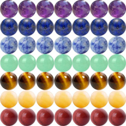 7 Chakra Natural Stone Beads Mixed 100pcs 8mm