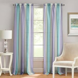 Spectrum Rod Pocket Panel Window Curtain - 50 Inch Width, 84 Inch Length