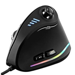 ZLOT Vertical Gaming Mouse,Wired RGB Ergonomic