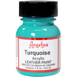 Angelus Acrylic Leather Paint, 1 Fl Oz (Pack of 1), Turquoise