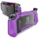 Cover Case Compatible with Nintendo Switch Console and Joy-Con Controller (Purple)