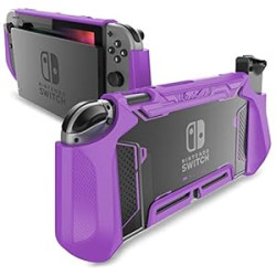 Cover Case Compatible with Nintendo Switch Console and Joy-Con Controller (Purple)