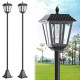 68" Solar Lamp Post Light Outdoor