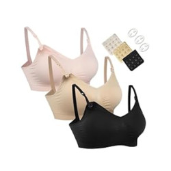 3PACK Full Bust Seamless Nursing Maternity