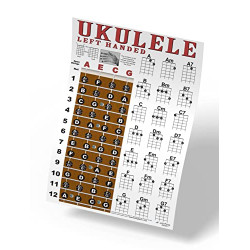 Left Handed Ukulele Fretboard & Easy Beginner