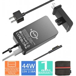Surface Pro Charger,44W 15V 2.58A Power Supply