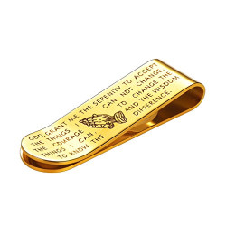 Gold Plated Wallet Credit Card Holder