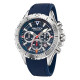 Nautica Men's NST Chrono Blue Silicone