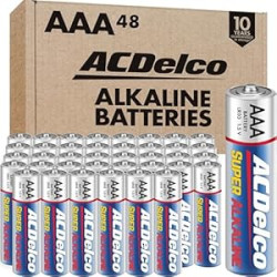 48-Count Triple AAA Batteries, Maximum Power Super Alkaline Battery