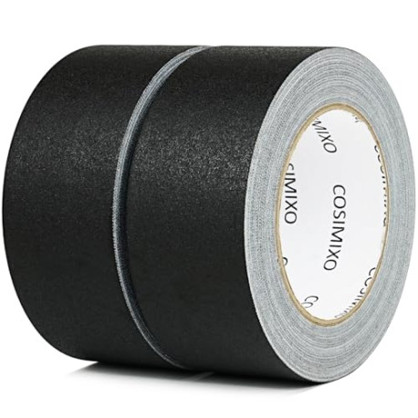 2-Pack Black Gaffers Tape 30 Yards x 2 Inch x 11Mil