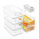 Stackable Refrigerator Organizer Bins, 6 Pack