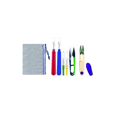 6 Piece Colorful Seam Ripper/Nipper Set