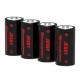 4 Pack CR123A Lithium Batteries
