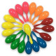 24pcs Mini Maracas for Kids Mexican Fiesta Party Favors