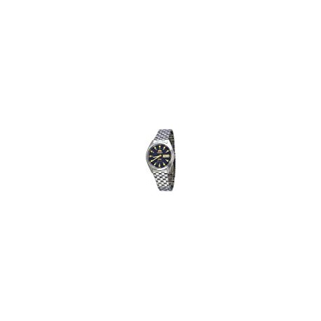 FAB00009D Men's 3 Star Stainless Steel Dark Blue Dial Self Wind Automatic Watch