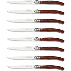 Safe Stainless Steel knife set of 8 wood handle with Gift Box