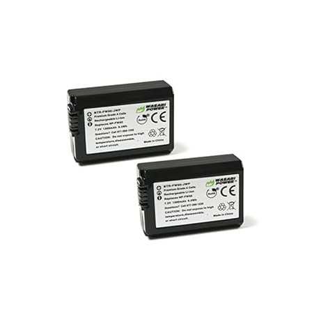 NP-FW50 Camera Battery (2-Pack) for Sony ZV-E10