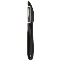 Victorinox Swiss Army Black Lightweight Serrated Stainless Steel Peeler