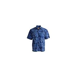 West Coral Marine Tropical Hawaiian Batik Shirt
