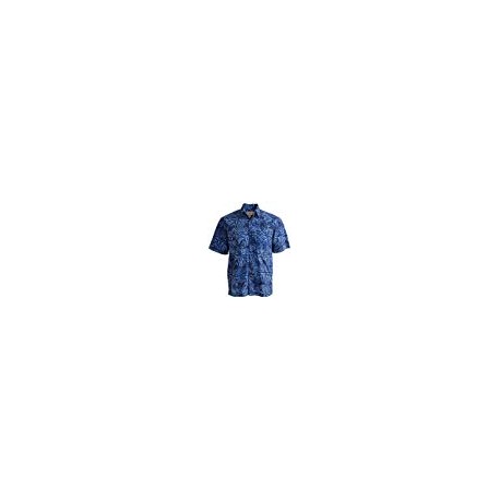 West Coral Marine Tropical Hawaiian Batik Shirt