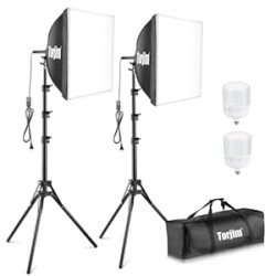 Softbox Photography Lighting Kit, 16'' x 16'' Professional Softbox