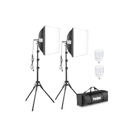 Softbox Photography Lighting Kit, 16'' x 16'' Professional Softbox