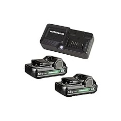 Metabo HPT 18V 2-Pack Batteries and Charger