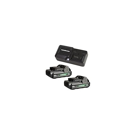 Metabo HPT 18V 2-Pack Batteries and Charger